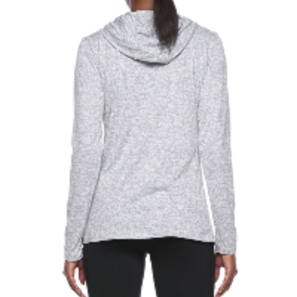 $15 NEW NIKE Women's Dry Victory Wolf Gray Hooded Long Sleeve - Picture 2 of 2